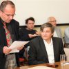 Dalibor Státník přednášející autor laudatia   - 6.10.2011 udělení Ceny Jana Slavíka Stanislavu Kokoškovi a křest knihy Nultá hodina?  Československo na jaře 1945 ve strategických souvislostech