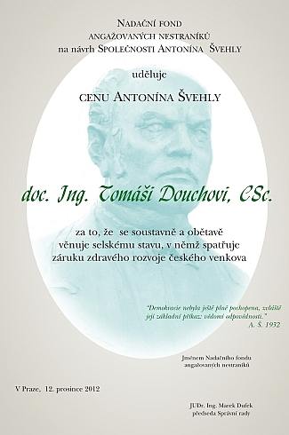 NFAN Cena Antonína Švehly 12.12.2012